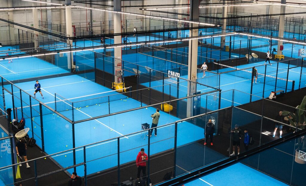 M3 Padel Academy  Perimeter Halo Lighting