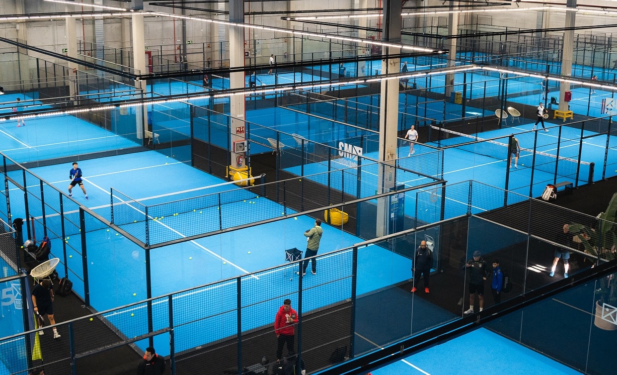 M3 Padel Academy  Perimeter Halo Lighting