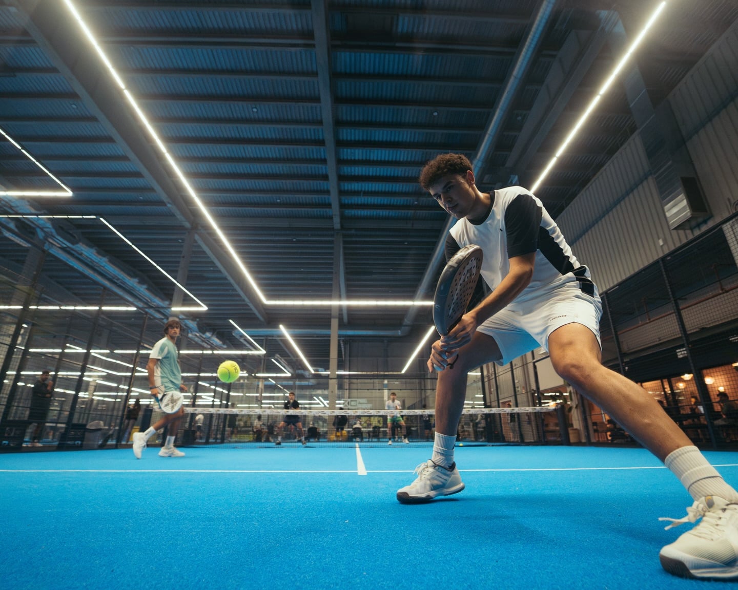 M3 Padel Academy  Perimeter Halo Lighting