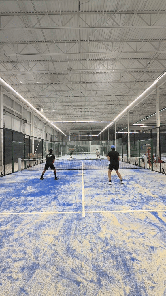Union Padel Chicago Perimeter Halo Lighting