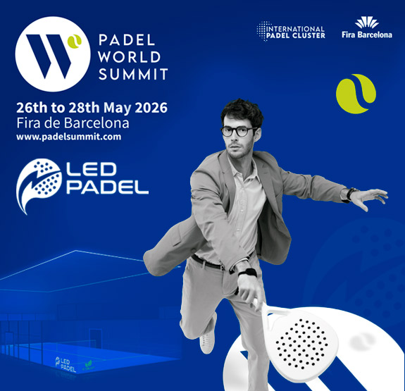 LED PADEL At Padel World Summit 2026 man