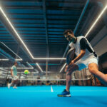 Jugando en M3 Padel Madrid