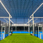 Iluminación ELLITE PADEL en Bela Padel Center Barcelona