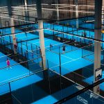 Panorámica de Iluminación con el sistema ELLITE PADEL en M3 Padel Academy Madrid